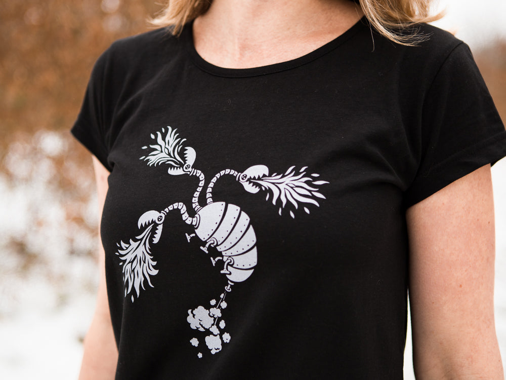 Amanita design Samorost 3 Dragon ladies black T-shirt