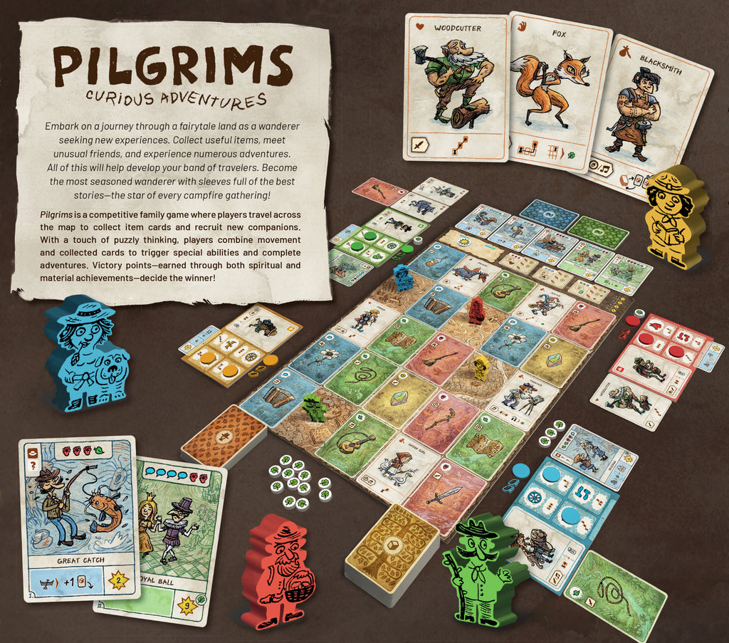 Pilgrims: Curious Adventures (Board Game)