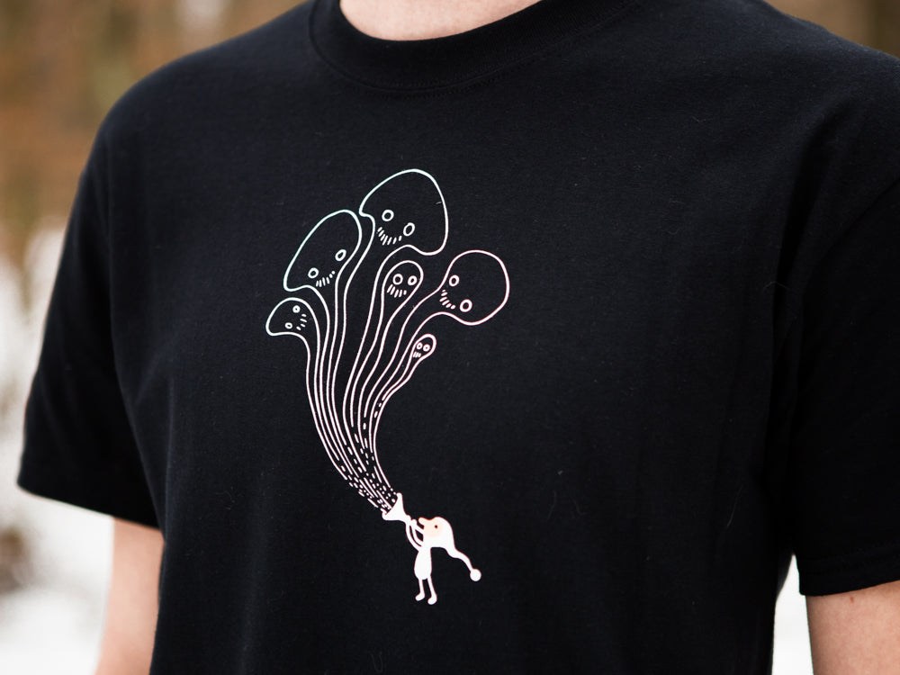 Amanita design Samorost 3 Gnome black T-shirt