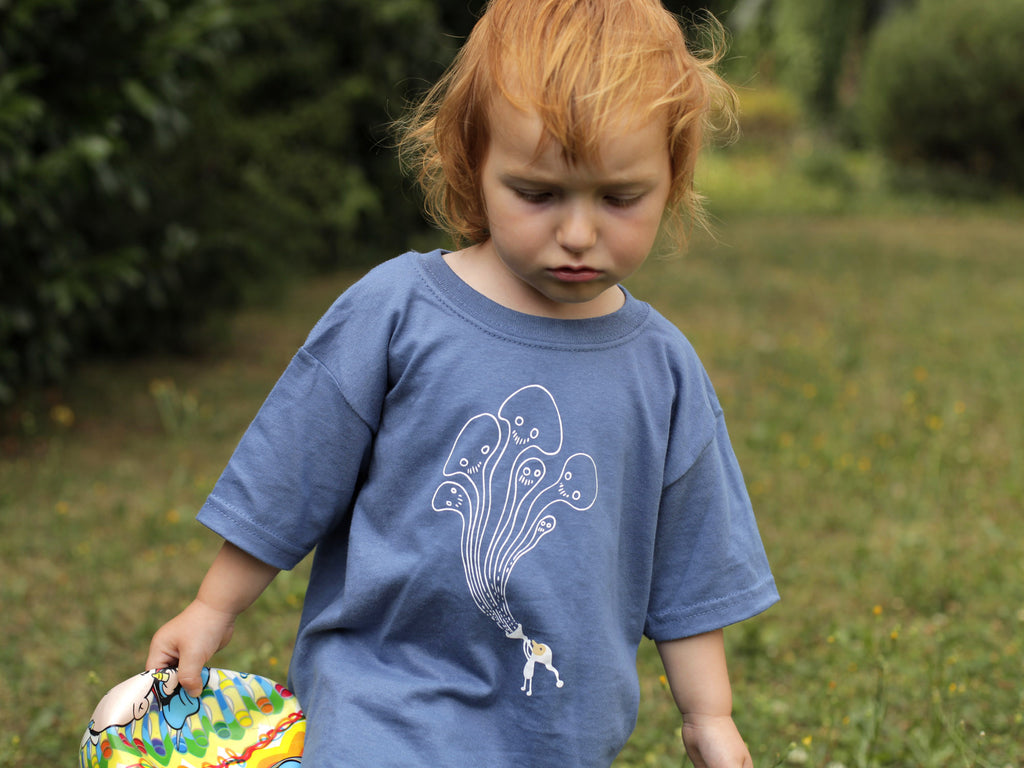 Samorost 3 Gnome Kids blue T-shirt